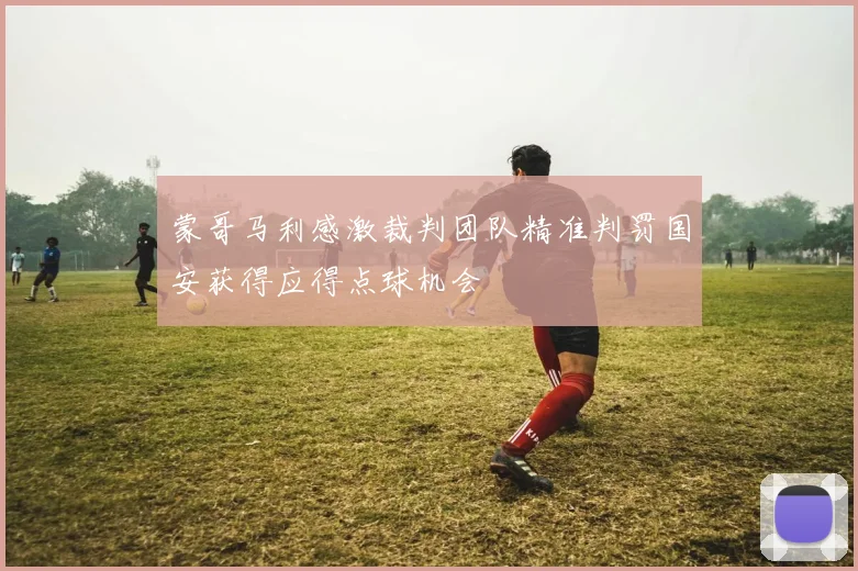 蒙哥马利感激裁判团队精准判罚国安获得应得点球机会